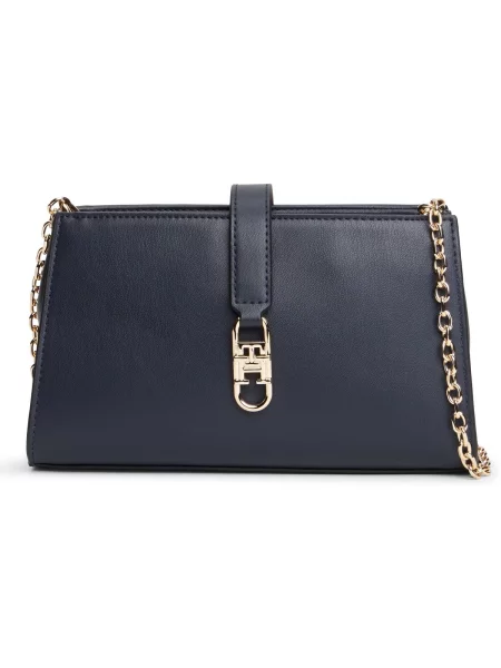 Geanta crossbody Tommy Hilfiger albastru