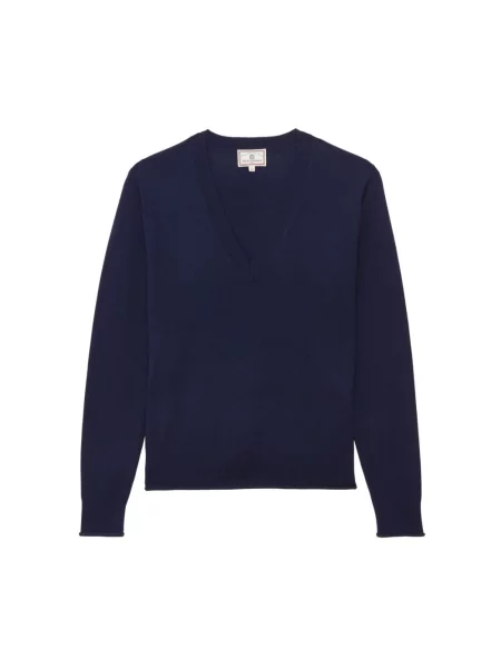 Sweter Ines De La Fressange Paris wełniany niebieski