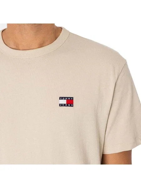 Tricou Tommy Jeans bej