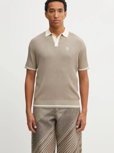 Tricou polo Filling Pieces tricotate