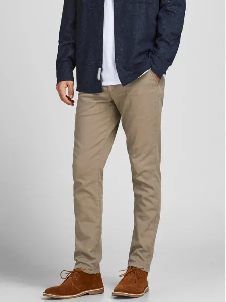 Jack&Jones Текстилни панталони Marco Dave бежов