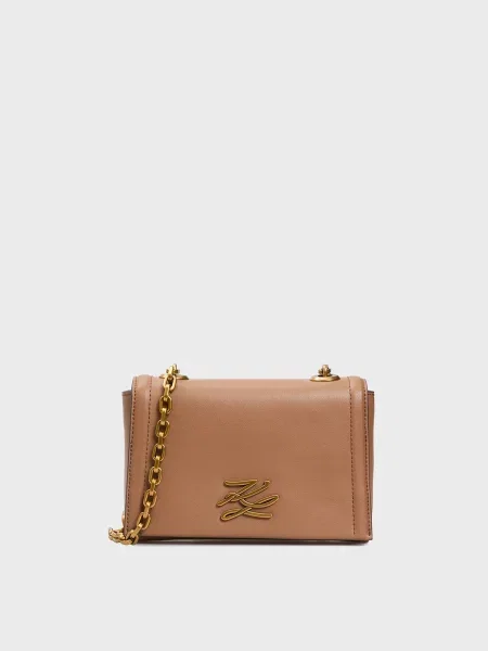 Кожаная сумка Karl Lagerfeld K/Autograph с автографом