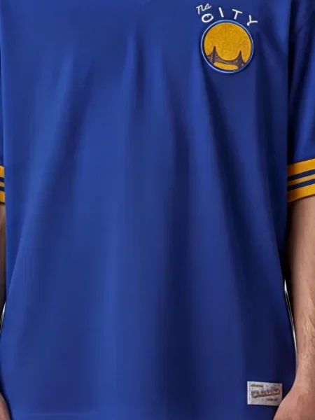 Tricou Mitchell & Ness albastru