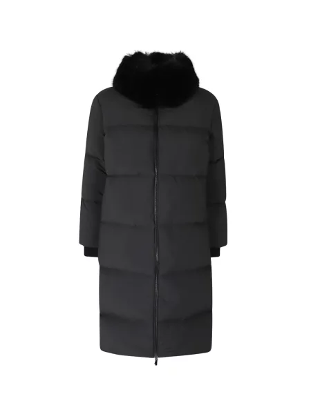 Garnitură de blană geacă parka Rrd cu blană negru