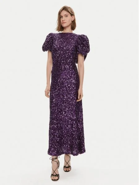 ROTATE Rochie cocktail violet