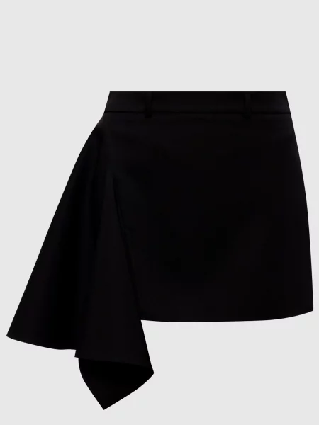 Шерстяная юбка Givenchy черная