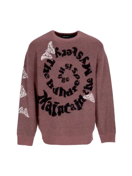 Sweter The Hundreds wełniany fioletowy