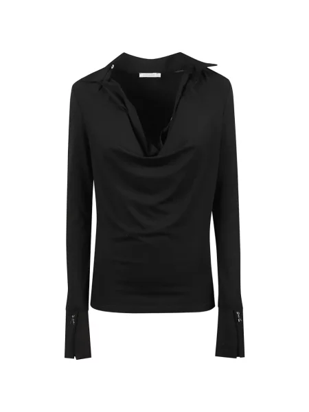 Lung top Patrizia Pepe negru