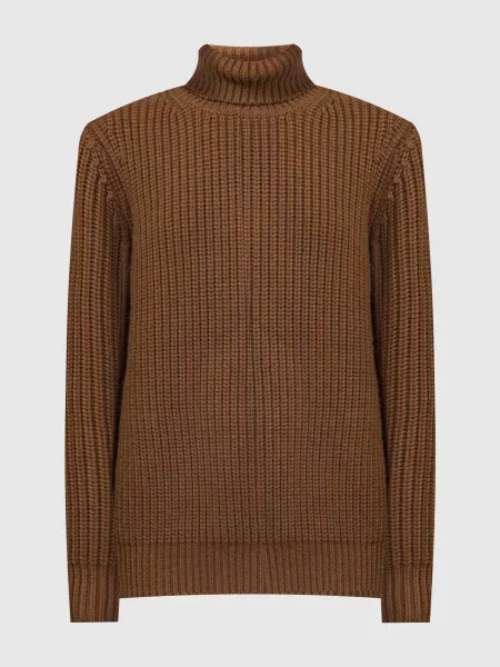 Светр з кашеміру Michael Kors коричневий
