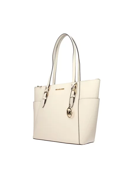 Torebka Michael Kors skórzana beżowa
