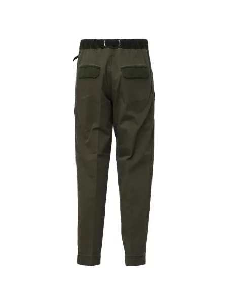 Pantaloni White Sand de catifea cord alb