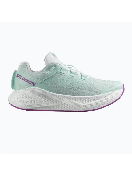 Női futócipő Salomon Aero Glide 3 bay/white/wilowherb. Méret: 37 EU fehér