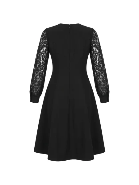Rochie mini Valentino Garavani din dantelă negru