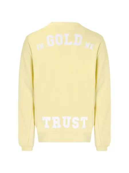 Hanorac In Gold We Trust cu imagine galben