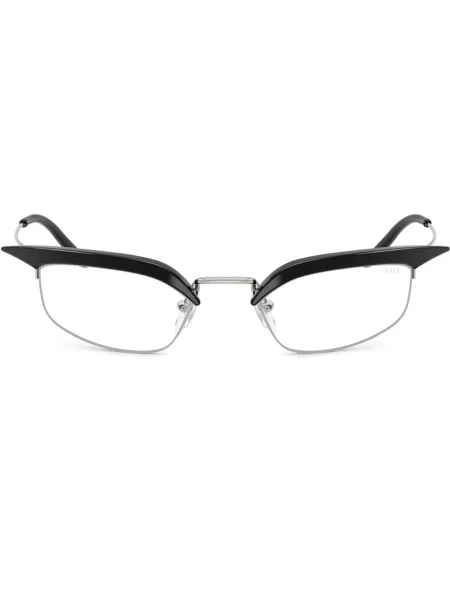 Ochelari de soare Prada Eyewear cu imprimeu geometric negru