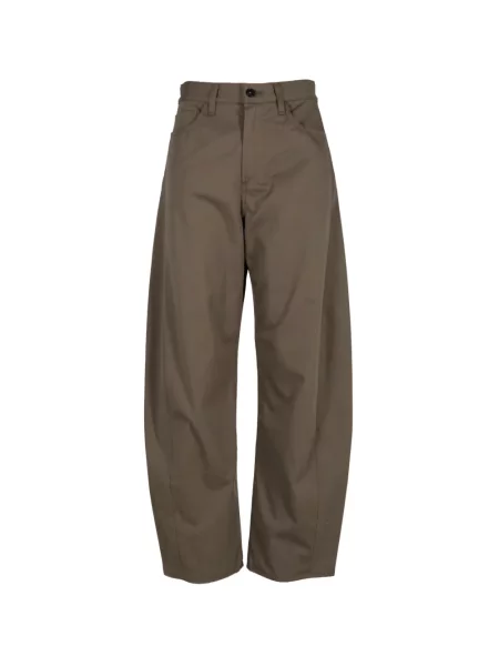 Pantaloni Agolde maro
