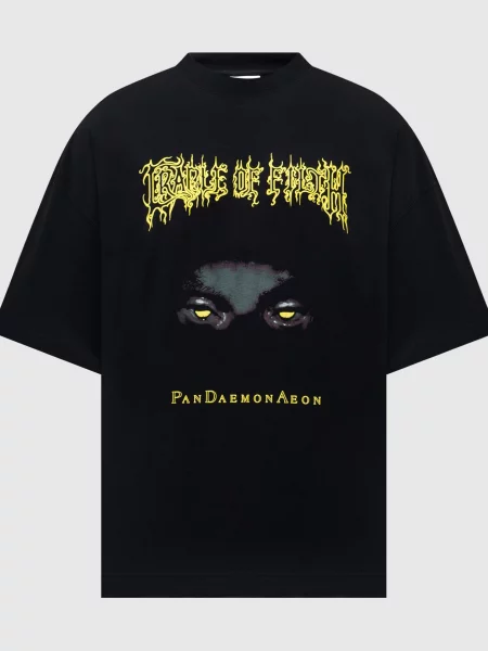 Футболка з принтом Vetements чорна