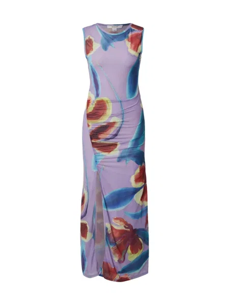 TOPSHOP Rochie azur / kiwi / mauve / roşu închis verde
