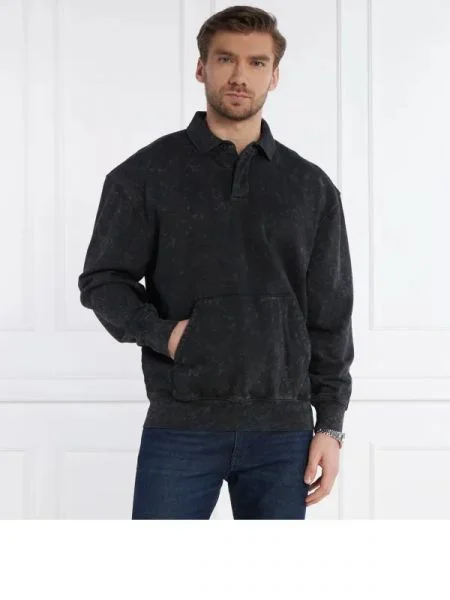 BOSS ORANGE Hanorac WeStrong | Relaxed fit gri