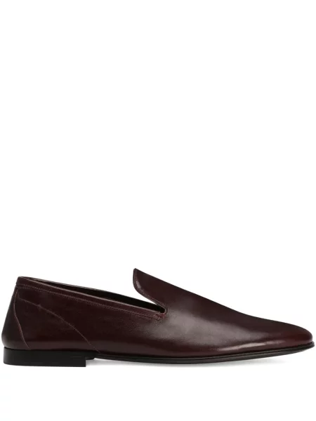 Pantofi loafer Dolce & Gabbana din piele roșu