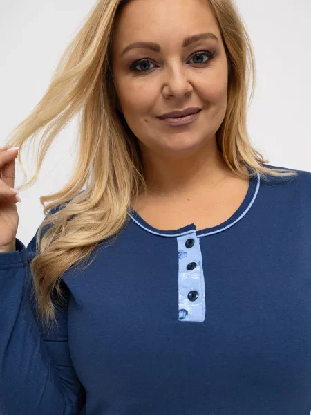 Piżama piżama Forever Pink niebieska