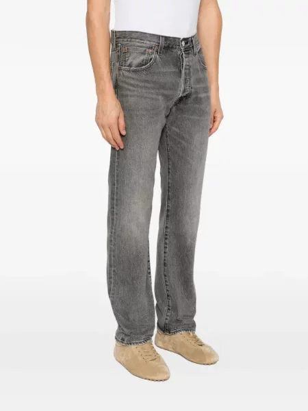 Traperice ravnih nogavica Levi's® lepršave siva