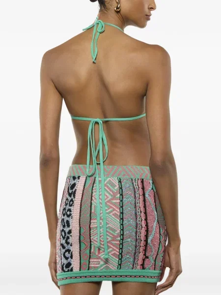 Pletene bikini Laneus zelena