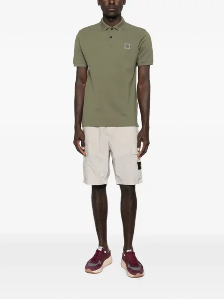 Polo Stone Island cu strasuri verde