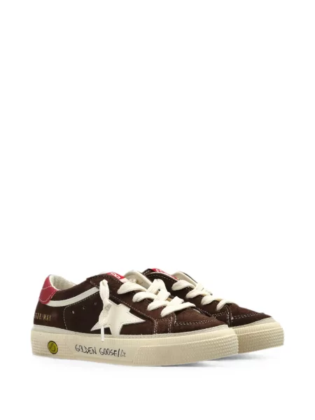 Sneakersy dziecięce Golden Goose May brązowe