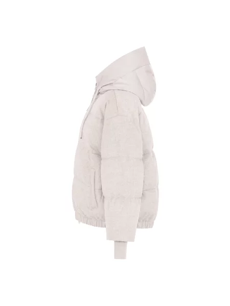 Parka Duno wełniana beżowa