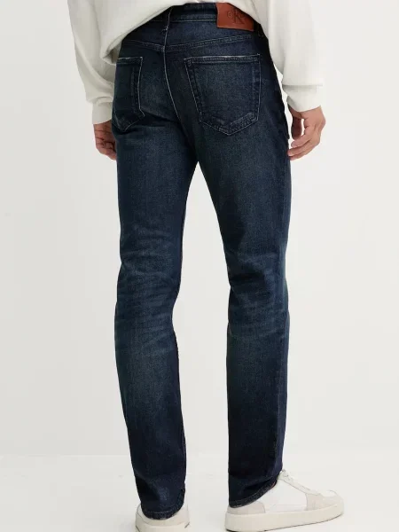 Džíny Calvin Klein Jeans tmavomodrá