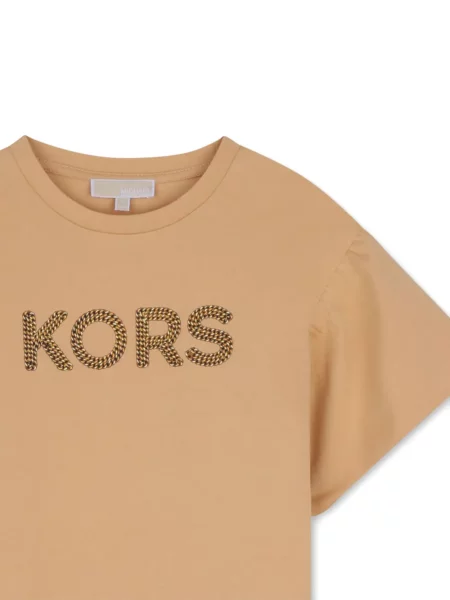 Koszulka dziecięca Michael Kors brązowa