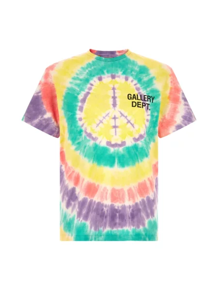 Tie dye koszulka Gallery Dept. z okrągłym dekoltem wiązana