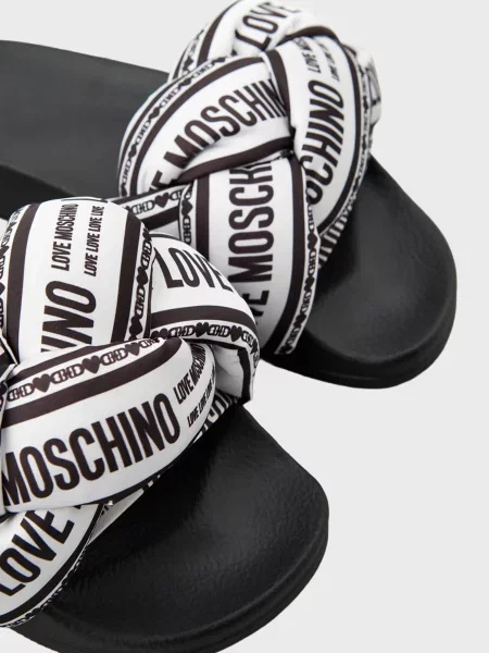 Шлепанцы Love Moschino белые