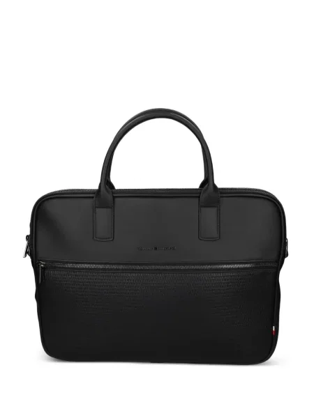 Geantă pentru laptop Tommy Hilfiger negru