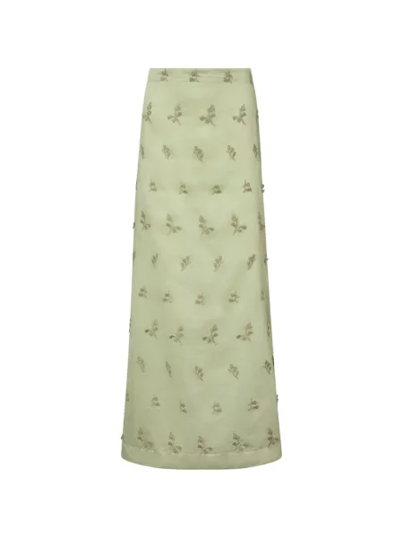 Fustă Altuzarra cu model floral verde