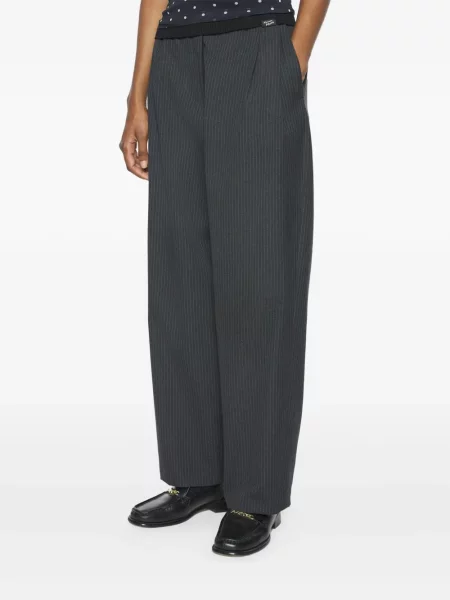 Pantaloni Maison Kitsune gri