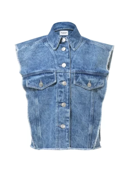 Vestă denim Marant Etoile albastru