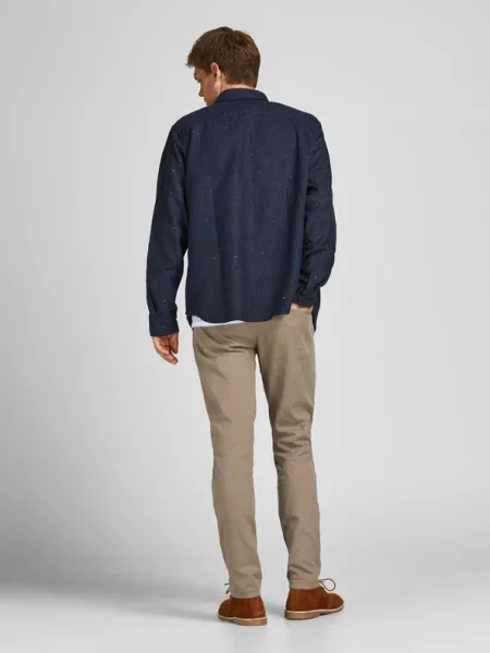 JACK & JONES Chino nadrág Marco Dave sötét bézs