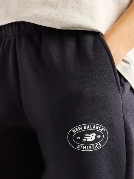 Флисовые спортивные штаны New Balance синие