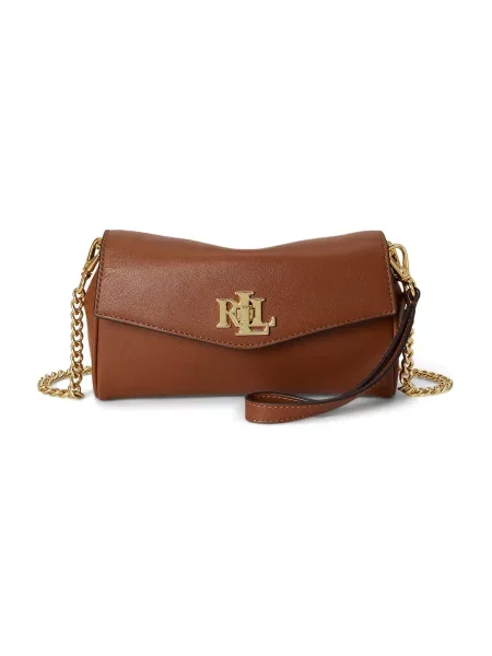 Lauren Ralph Lauren geantă crossbody pentru femei din piele maro