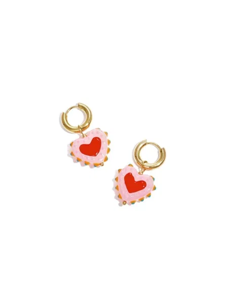 Cala Rose Cercei SUMMER HEART închis roz