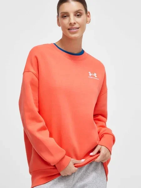 Mikina Under Armour s aplikací oranžová