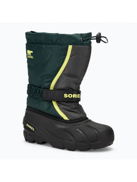 Детски ботуши за сняг Sorel Youth Flurry spruce/grill зелено