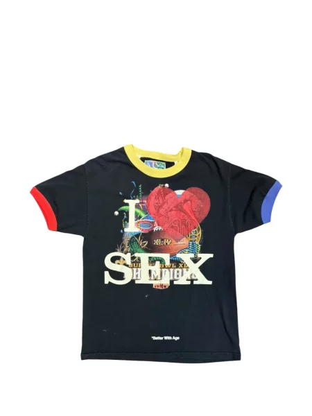 Tricou Better With Age cu imagine negru