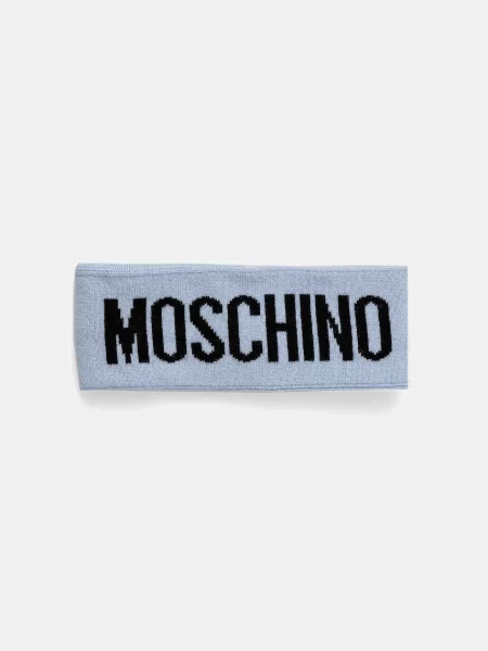 Вълнена шапка Moschino черно