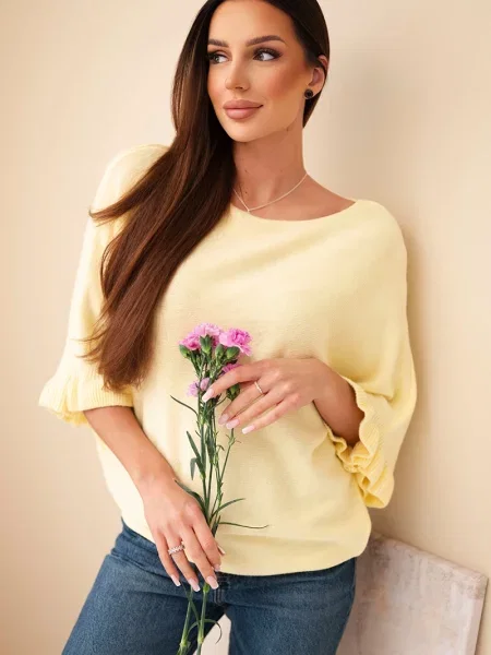 Pulover Kesi Włoski galben