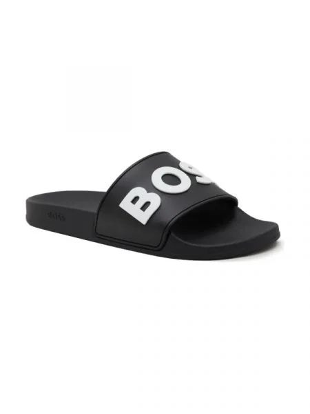 BOSS BLACK Șlapi Kirk Slid rblg N negru