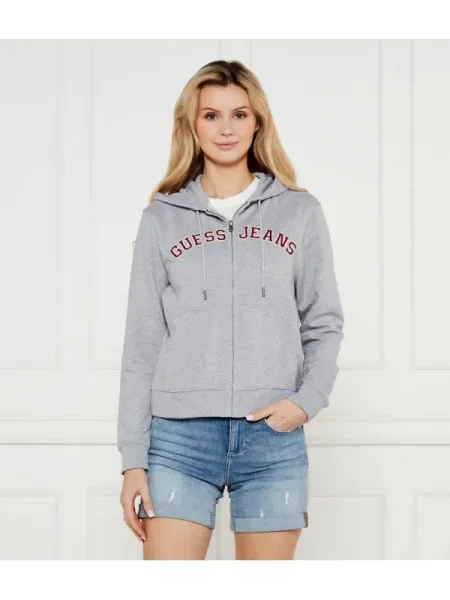Guess Jeans Hanorac COLLEGE gri