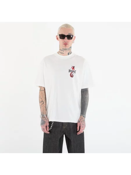 Tricou REPRESENT x The Viper Room Dice T-Shirt UNISEX Flat White S alb